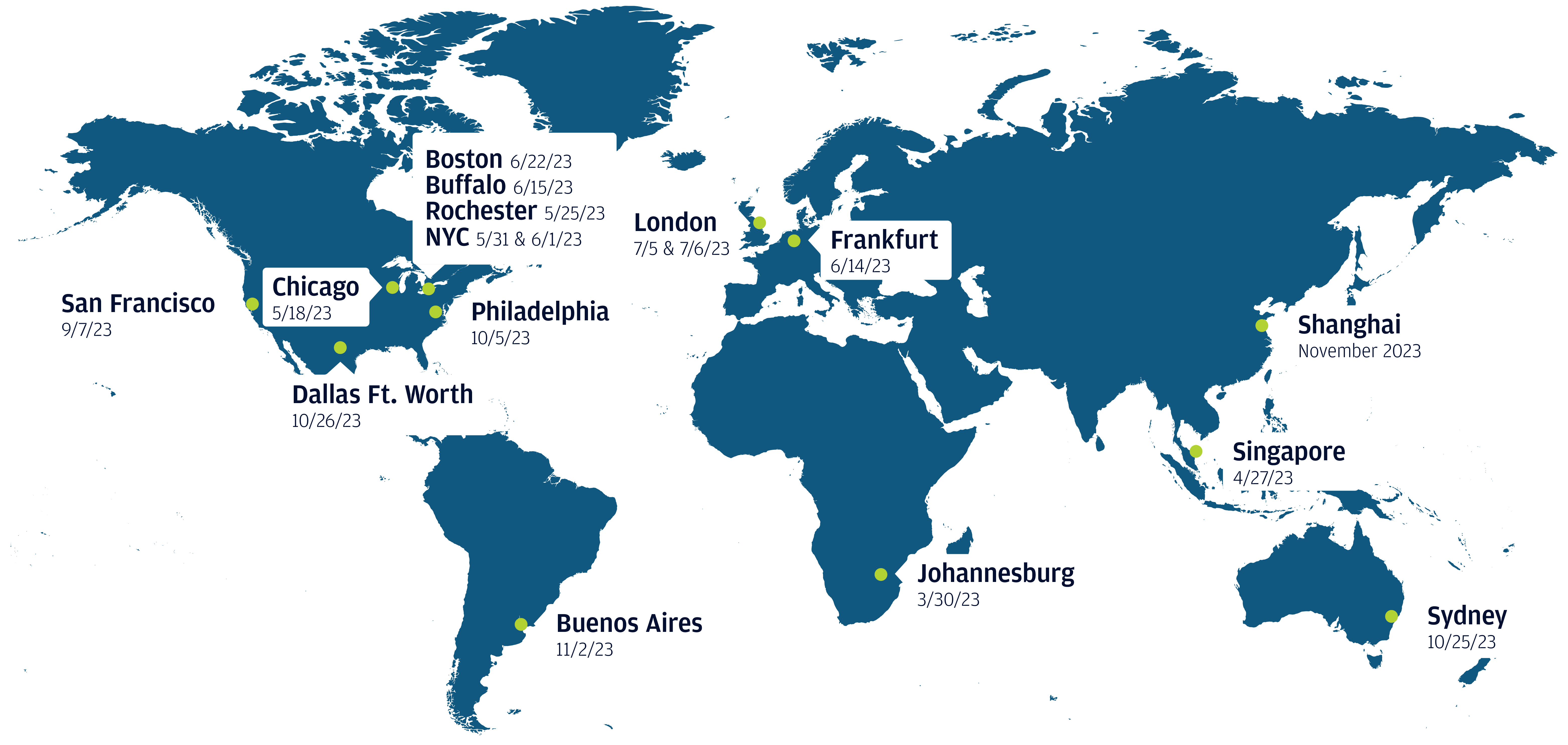 map of corporate challenge locations