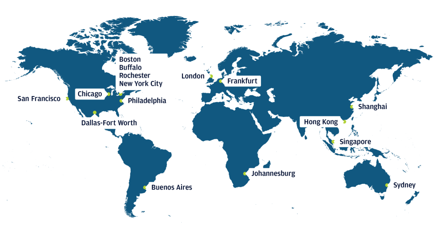 map of corporate challenge locations