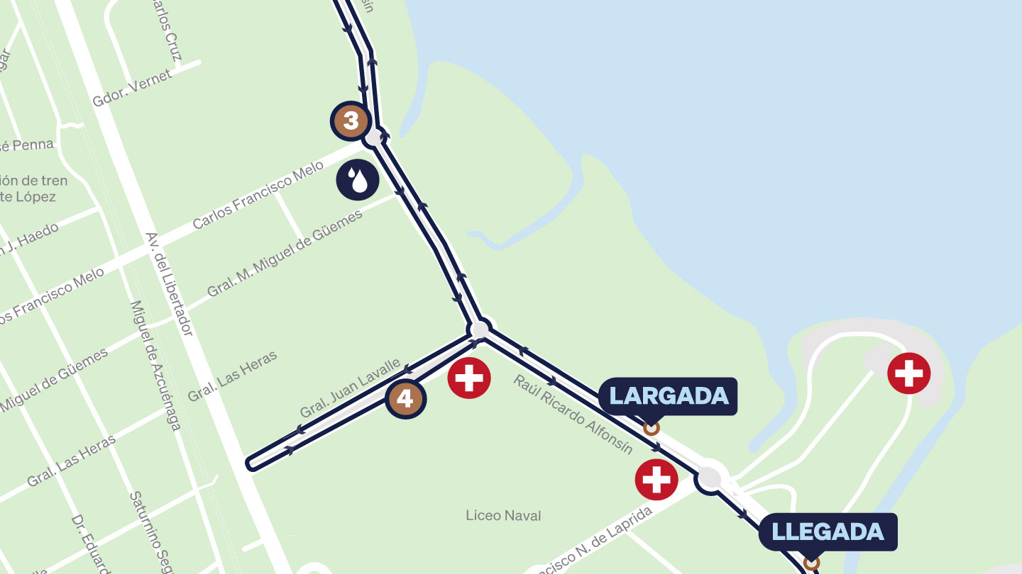 Buenos Aires course map