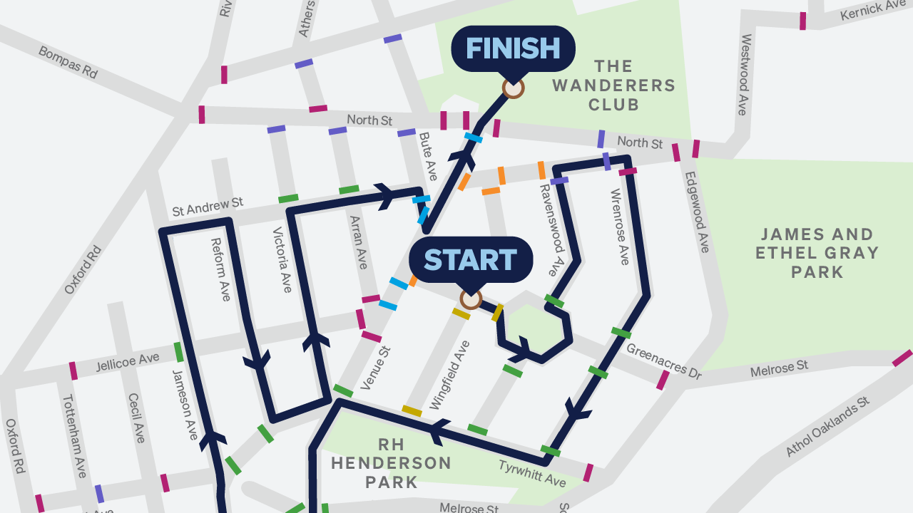 Detail of road restrictions map
