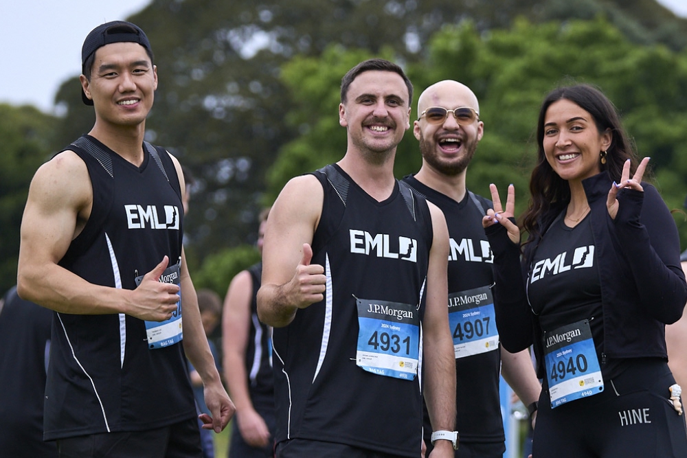 Participants in the Sydney run