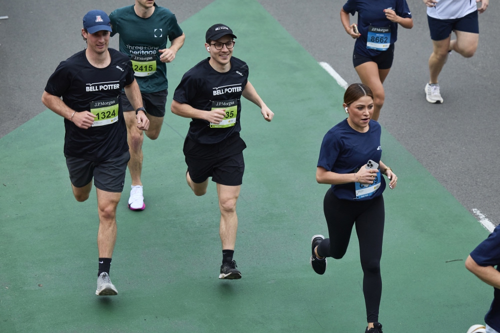 Participants in the Sydney run
