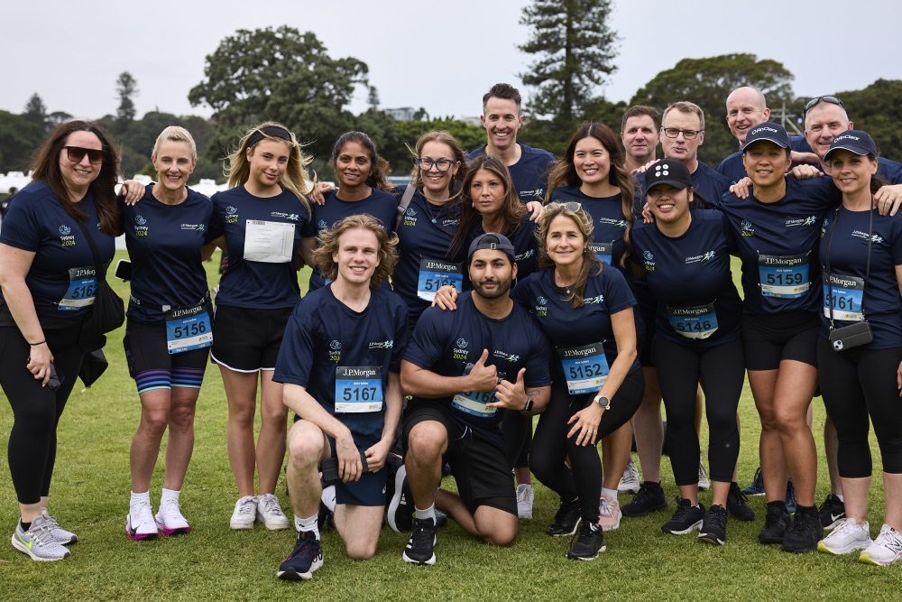 Participants in the Sydney run