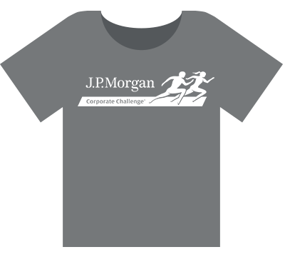 J.P. Morgan Corporate Challenge Primary Logo Front T-shirt