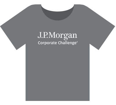 J.P. Morgan Corporate Challenge Secondary Logo Front T-shirt