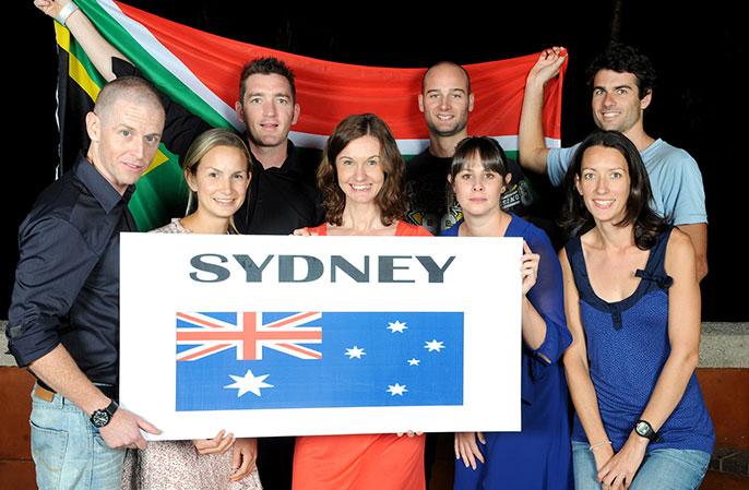 Macquarie Group qualified both men’s and women’s teams for the 2010 J.P. Morgan Corporate Challenge Championship in Johannesburg, South Africa, one of four Championship appearances for Laura James (second from left).